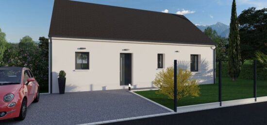 Plan de maison Surface terrain 85 m2 - 4 pièces - 3  chambres -  sans garage 